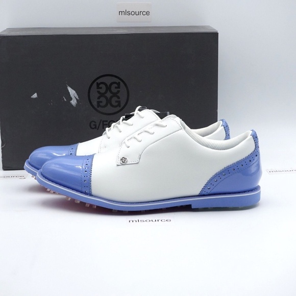 G/FORE Shoes - NEW G/FORE Women's Gallivanter Cap-Toe Golf Shoes G4LS22EF04-S/VIS Snow